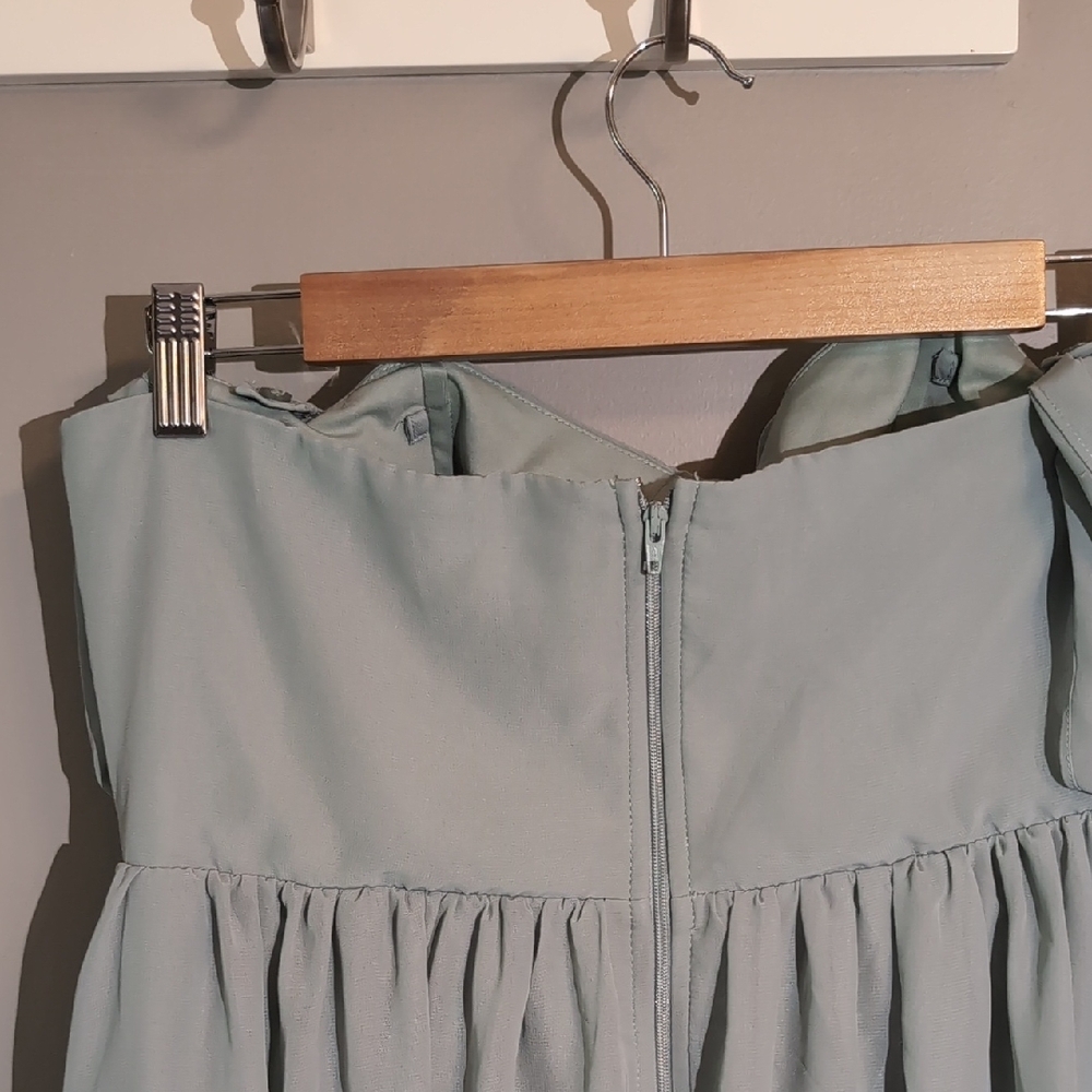 Birdy Grey Strapless Sage Green Dress - Picture 8 of 10
